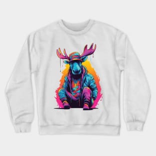 Moose Tracks Crewneck Sweatshirt